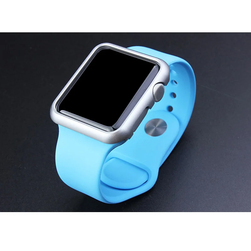 Luxury metal cover for apple watch case 42mm 38mm serise 3 2 Aluminum Frame protective case for Iwatch watch accessories