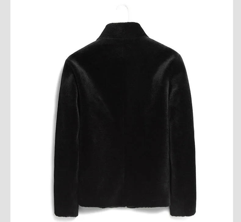 Высококачественная кашемировая мужская куртка со стоячим воротником на молнии, мужское шерстяное пальто, новая стильная шерстяная Верхняя одежда, новая коллекция осень-зима