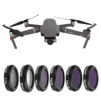 

3/4/6 Lens filters Kit DJI Mavic 2 Zoom 4K Camera MCUV CPL ND4 ND8 ND16 ND32 filter Set for DJI Mavic 2 Zoom Drone Accessories