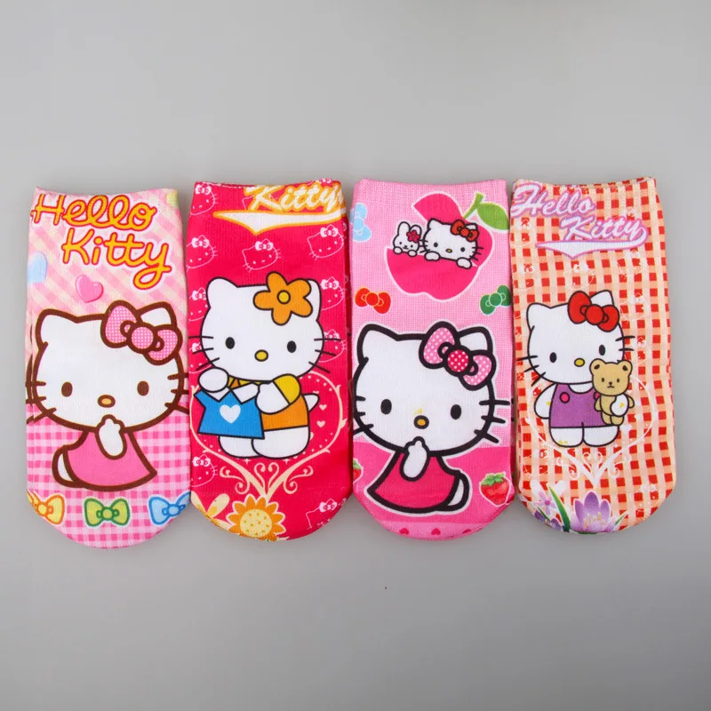 

6pairs Children girls sock cotton children socks girl hello kitty cartoon design socks 1-8T 042 TP01