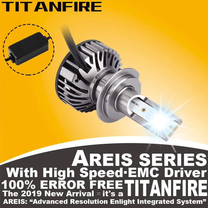 

TF30 2Pcs/lot LED Bulbs Conversion Kit Lights 80W 10000LM H4 H1 H7 H8 H11 HB3 HB4 9003 Auto ZES Car F2 Headlight 6000K