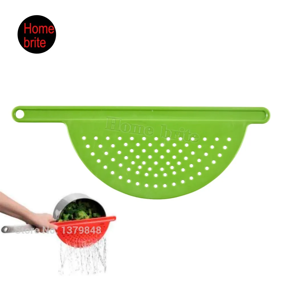 cooking tools Fun shape pot draine Pan Strainer Liquid Drainer Plastic