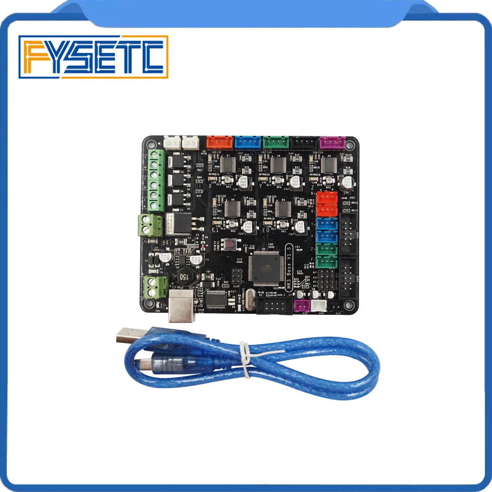 

Base V1.5 3D Printer Control Board With USB Mega 2560 R3 Motherboard Ramps1.4 Compatible For Prusa i3 Free Shipping