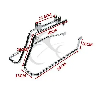 Мотоциклетная седельная сумка конверсионные кронштейны с аппаратными средствами для Harley Heritage весенний ночной поезд Softail Fatboy S 1984-2013