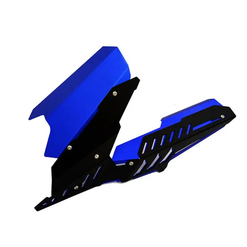 CNC заднее крыло брызговик и цепь Защитная крышка комплект для YAMAHA YZF-R25 R3 2013- MT-03 - Цвет: Синий
