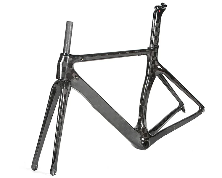 Cheap 2019 New Color Aero Road Racing Bike Frameset matte/glossy Di2 / mechanical racing carbon road frame cycling bicycle frameset 6