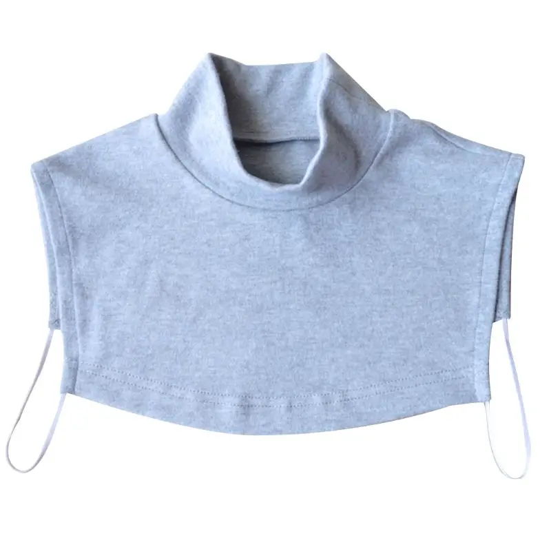

Men And Women Knitting Fake Collar Islamic Hijab Extensions Neck Chest Back Cover Modal Scarf Fashion Half Muslim Collar