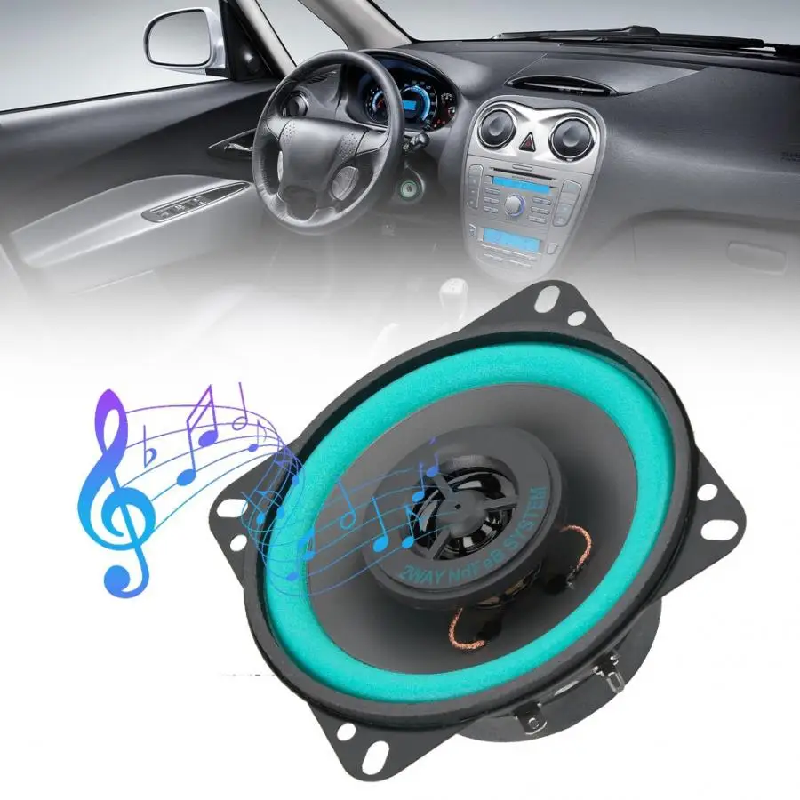

subwoofer car audio 4 Inch 100W Car Tweeter Super Power Loud Speaker Vehicle Door Music Audio Speakers oto aksesuar