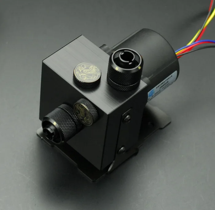 

Bykski 8-12v DC speed controllable pump computer water cooling pump Max flow 450L/H Max head 5m Come up to DDC/D5 .BY-PUMP-M