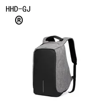 HHD-DJ USB зарядка Противоугонный рюкзак Для мужчин Дорожная безопасность Водонепроницаемый школьные рюкзаки для подростков, мужской 15-дюймовый рюкзак для ноутбука