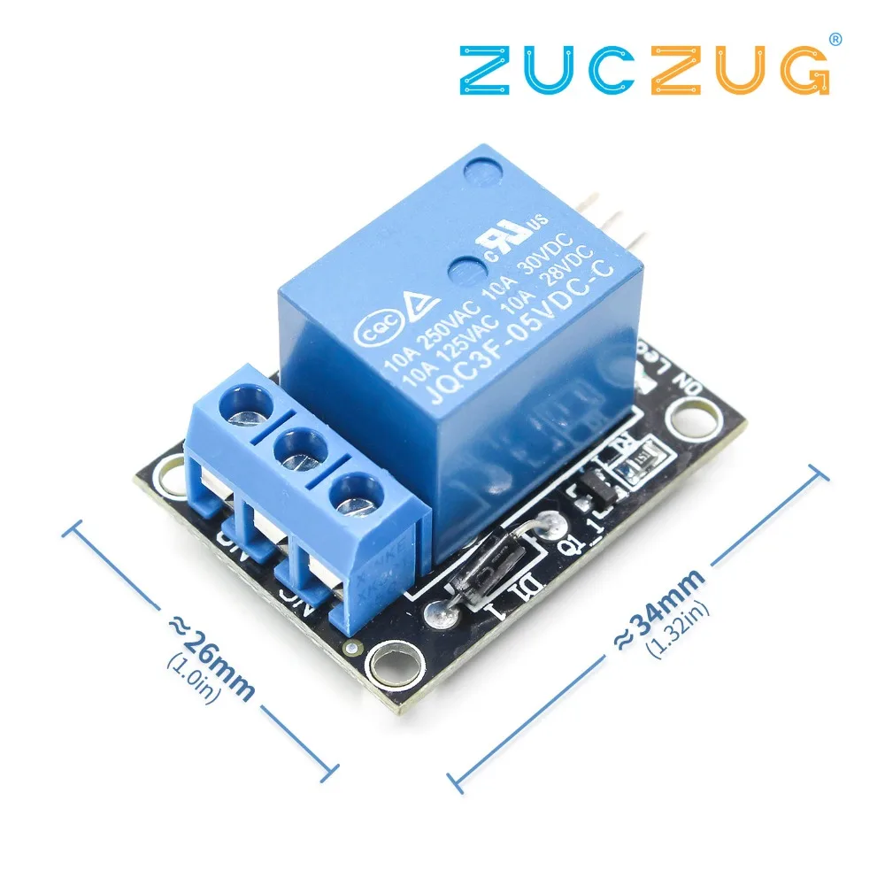 1 шт. KY 019 5 В Один канальный релейный модуль платы щит для PIC AVR DSP ARM Relay|Интегральные