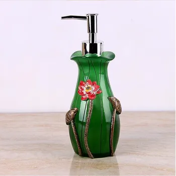 

Bathroom accessories made of natural resin emulsion bottle / soap box home decoration / wedding decoration
