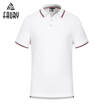 

High Quality Polo Shirt Women Men Cotton Short Sleeve Shirt Jerseys Summer Breathable Solid Male Polo Top Cafe Work Clothes