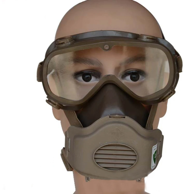 Windproof Anti dust Mask Eyes Protection Goggles Filter Protective