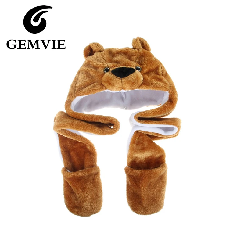 Children Cotton Bomber Hats Cartoon Character Pattern Dog Cap For Boys