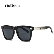 Oushiun mujeres gafas de Sol de mujer de Marca diseño Gafas de Sol de La Vendimia de Lujo gafas de sol de marco de Metal mujeres gafas de sol mujer