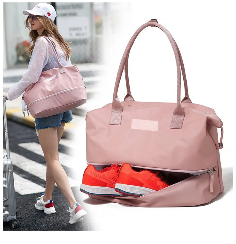 Sports Gym Fitness Dry Wet Separation Yoga Bag Travel Handbags For Shoes Women the Shoulder Sac De Sport Luggage Duffle XA965WD