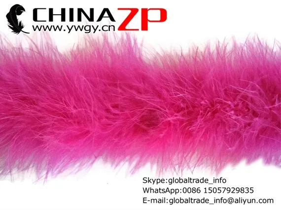 Pink Marabou Boa, 2 YARDS - HOT PINK Marabou Feather Boa 25g