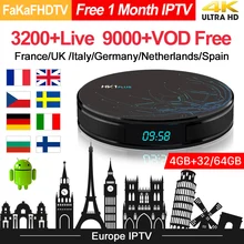 HK1 Plus Europe IPTV Box Full Hd IPTV France Arabic Turkey Germany UK IPTV Italy Portugal Spain Italia IP TV Android 8.1 Tv Box
