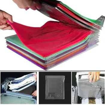 

10 Layers Clothes Fold Board Clothing Organization System Shirt Folder Cabinet Closet Drawer Stack Household Closet Organizer