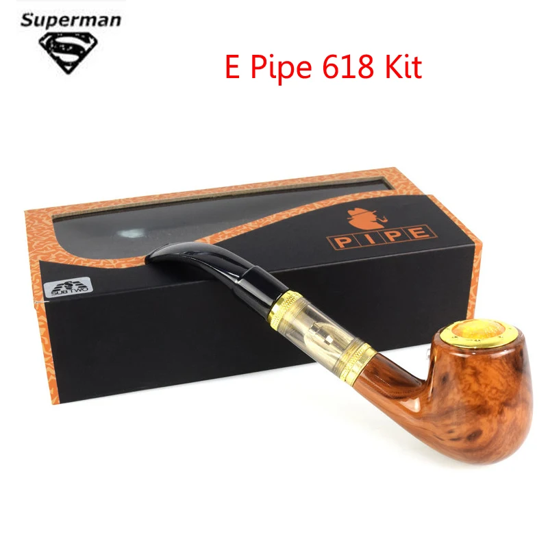 SUB TWO Vape электронная сигарета E Pipe 618 комплект испаритель с деревянной встроенной