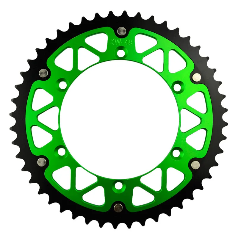 Детали мотоцикла стальные алюминиевые композитные 45~ 52 T задние звездочки для KAWASAKI KLX250 SDF SEF KLX450R kx250f-e Fit 520 цепь