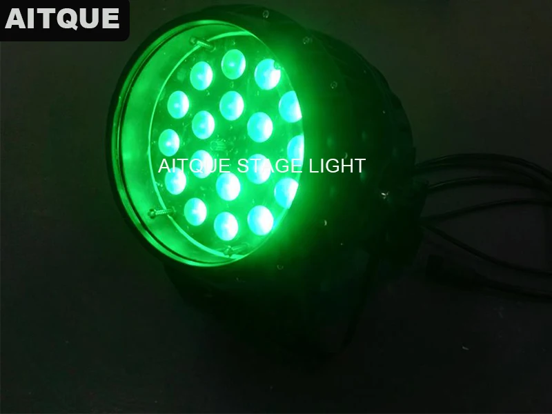 12 шт. уличные развлечения par ledip 65 zoom 18x10 Вт rgbw led can lights dmx водонепроницаемый