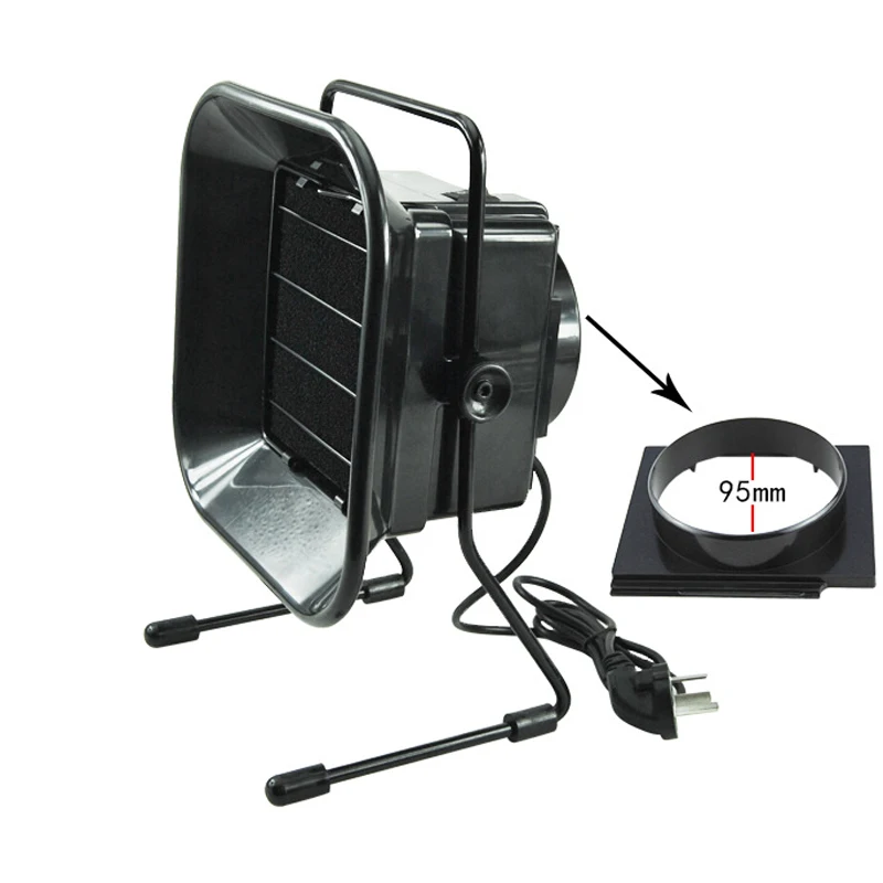 

220V Black Solder Smoke Absorber Remover Fume Extractor Air Filter Fan ESD Soldering