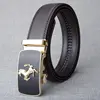 Hot Sell Brand Horse Designer Automatic Buckle Belt Men Genuine Leather Belt Man Luxury Men Belts Alloy Buckle Best As Gift ► Photo 3/5