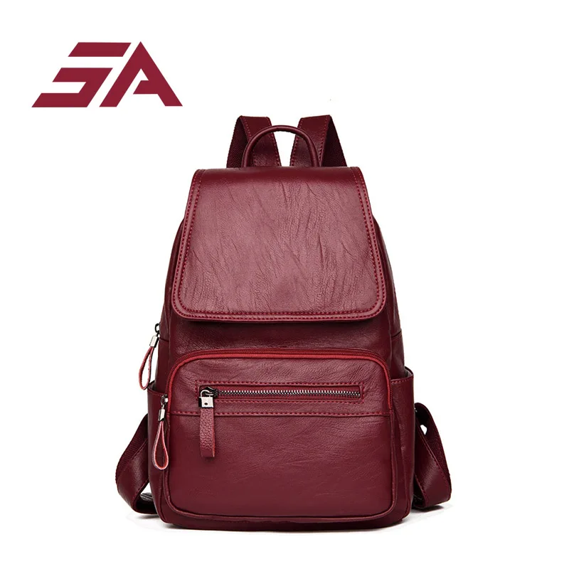 

SA 2018 new famous brand women backpack Travel Backpack Bag casual tote Women Fashion canvas bag School patchwork Bag