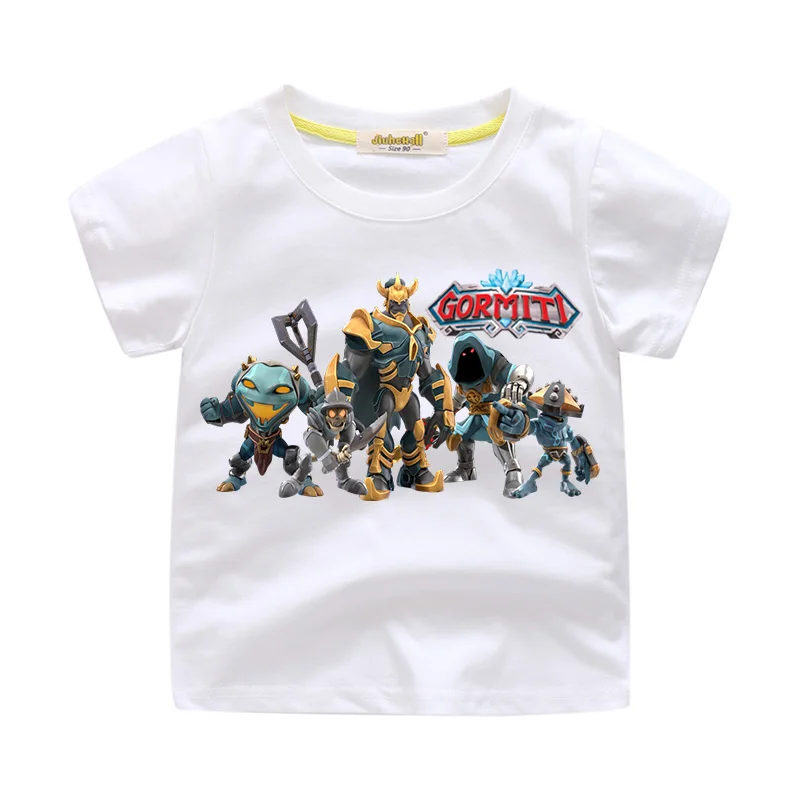 Hot Games Gormiti Tshirts Costume Kids Clothing Children Summer Short Sleeve O-Neck T-shirts Clothing Boys Girls Tee Tops WJ199 (6)