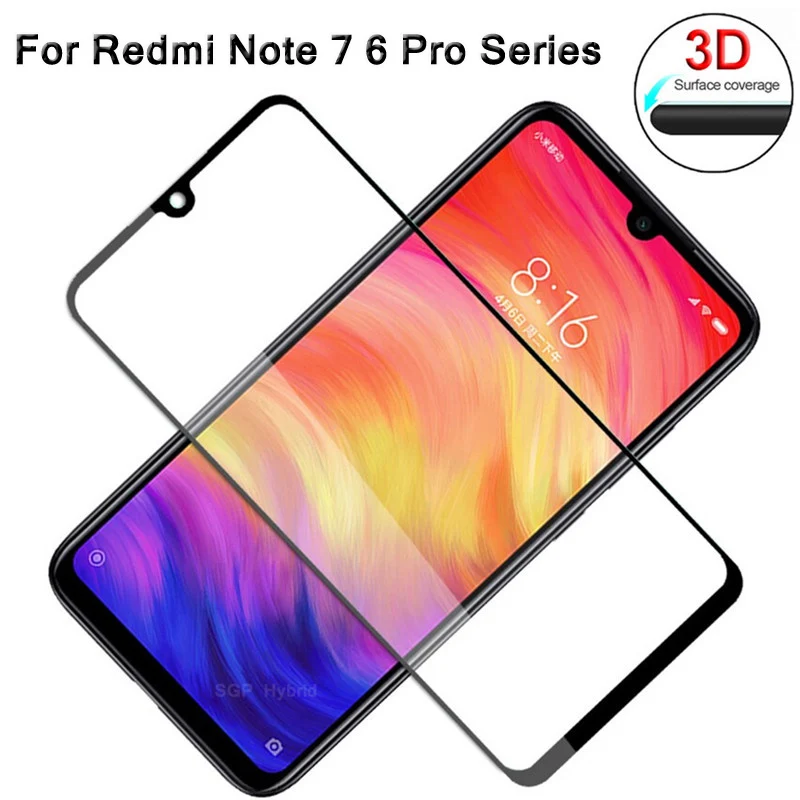 Защитное стекло 9H для Xiaomi Redmi Note 7 защита экрана закаленное 6 Pro 6Pro защитная