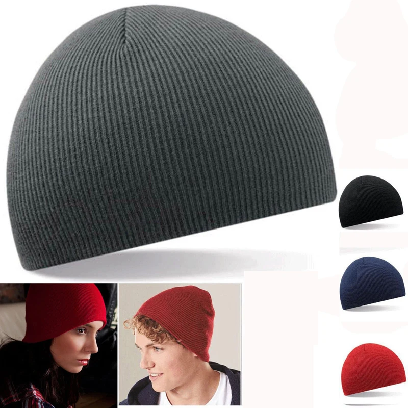 

Mens Beanies For Men Women Fashion Knitted Winter Hat Solid Color Hip-hop Skullies Bonnet Unisex Hats Cap Gorro Woman Cap Winter