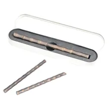 EDC Bronze Brass Handmade Pen Bamboo Pencil Tactical Pen Self-defense Pen Pocket Multi Tools Outdoor Gear Camping Kit 
