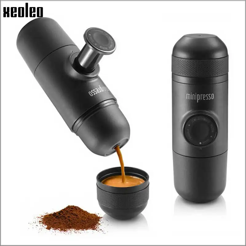 Wacaco Minipresso, Кофеварка, Ручной пресс, капсула и порошок, кофемашина, ручная Эспрессо-машина, портативная, для путешествий, кофе