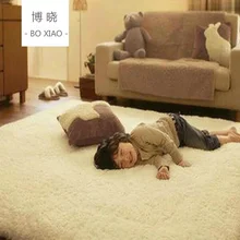 Современная мода супер мягкий ковер утолщенной высокой плотности меховые коврики и ковры для дома Гостиная Pad ночной Одеяло коврик