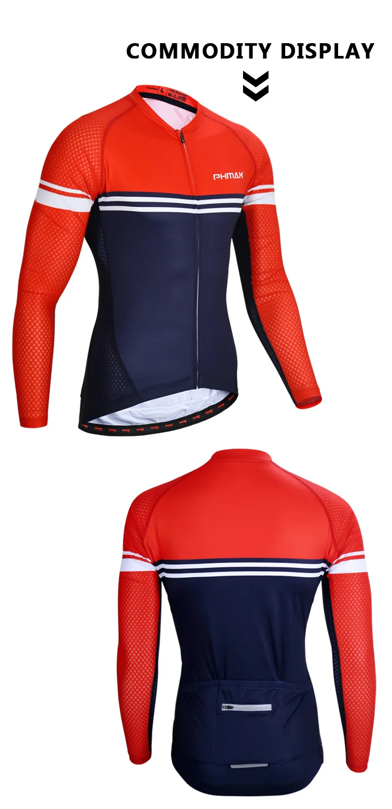 PHMAX Pro Анти-УФ майки для велоспорта дышащий с длинным рукавом Одежда для велоспорта Осенняя Спортивная одежда для езды на горном велосипеде