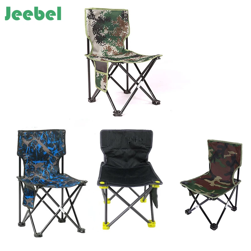 

Jeebel Portable Folding Canvas Fishing Chair Camouflage Fishing Tools For Hiking Camping Picnic Beach Outdoor Activitie