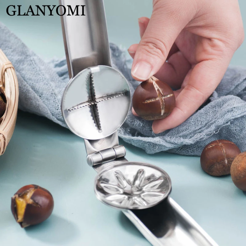 Chestnut Clip Nut Opener Stainless Steel Walnut Plier Nut Cracker Kitchen Tools Chestnut Clip Nut Opener Stainless Steel Walnut Plier Nut Cracker Kitchen Tools