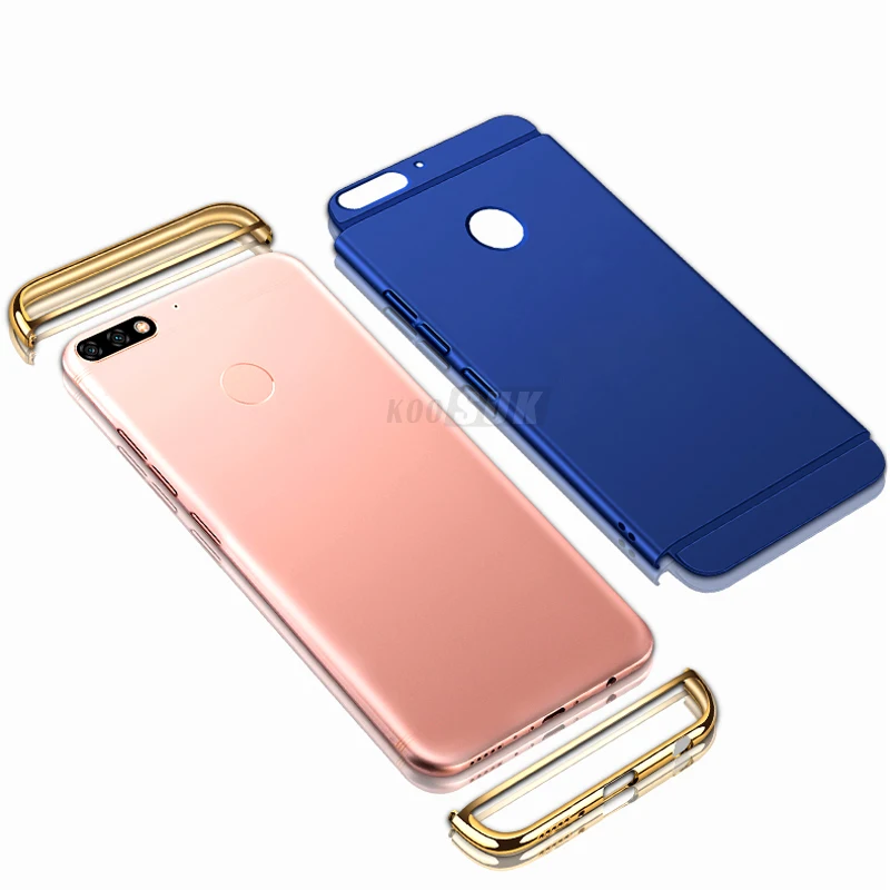 Чехол для Huawei Y7 Prime 2018 роскошный защитный чехол 3 в 1 Nova 2 Lite чехлы Honor 7C