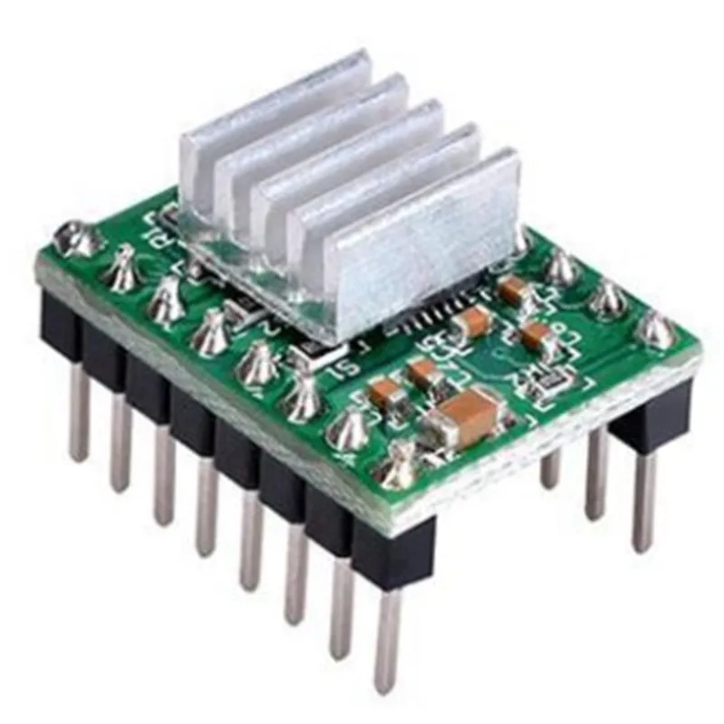 Детали 3D принтера StepStick A4988 DRV8825 Драйвер шагового двигателя с теплоотводом Reprap RAMPS