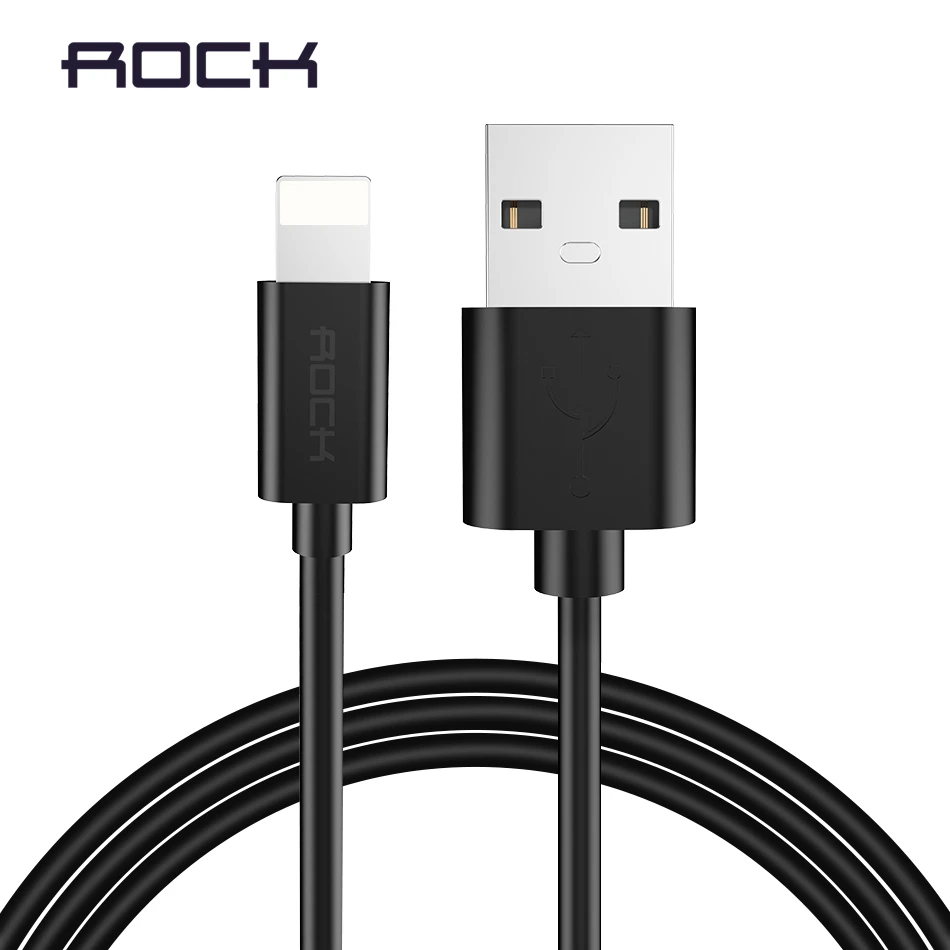 ROCK Mobile Phone USB Cables for iPhone 2.4A Faster Charger Cable for