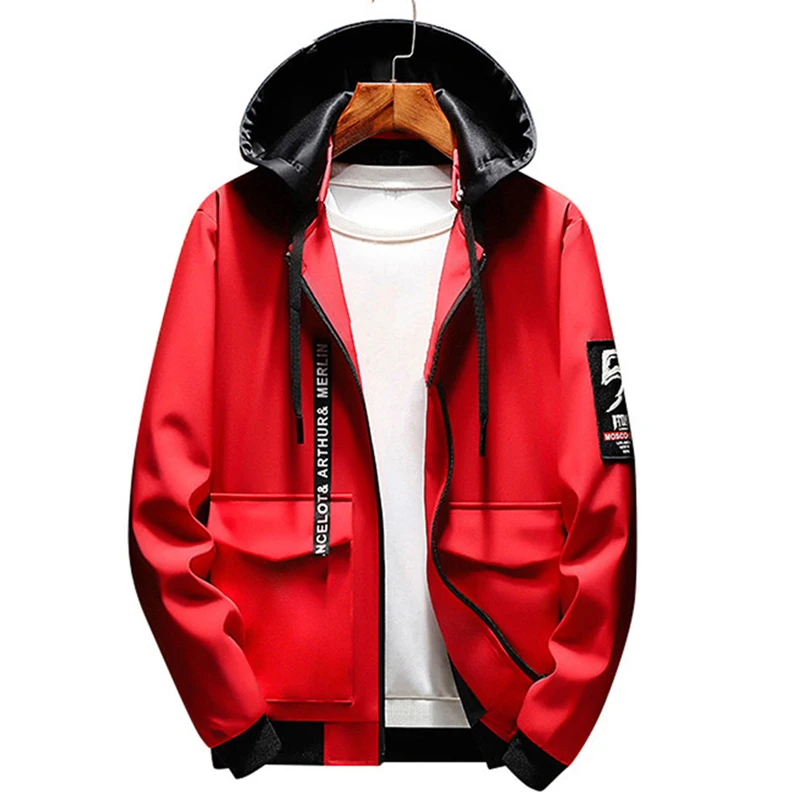 DIMUSI Spring Autumn Mens Bomber Jackets Male Fashion Anorak Hip Hop Streetwear Jackets Men's Patchwork Windbreaker Coats 8XL