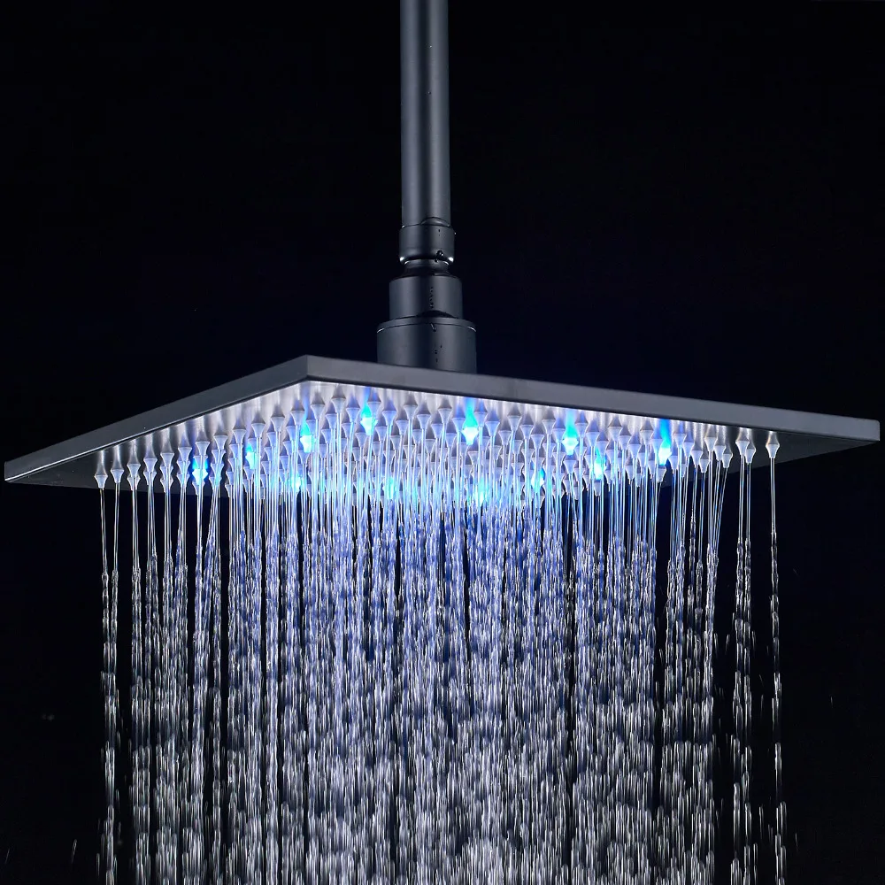 Luxury-Brushed-Nickel-LED-16-Rainfall-Shower-Head-Stainless-Steel-Square-Color-Changing-Lights-Showerhead