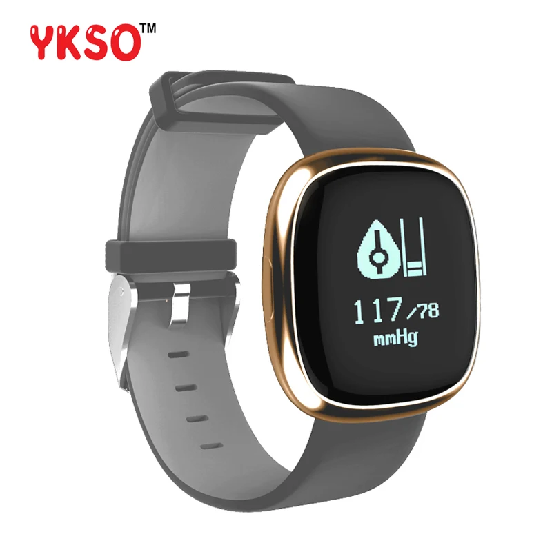 Ykso P2 измерение пульса Смарт часы крови Давление монитор Smartband шагомер Фитнес
