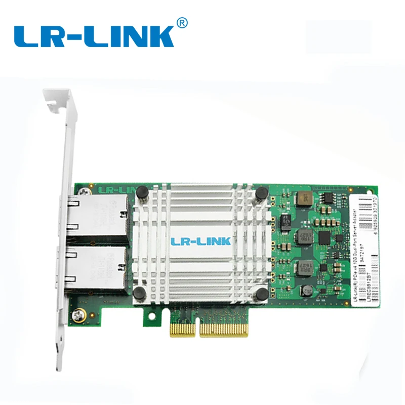 LR LINK LREC9712PF PCIe x4 Dual Port Fiber MM Gigabit Ethernet NETWORK CARD Broadcom 5715S based 1