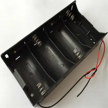 

4XLR20 or D szie battery holder /battery case or battery box DC6V with 150mm UL1007 wires ,50pcs/lot
