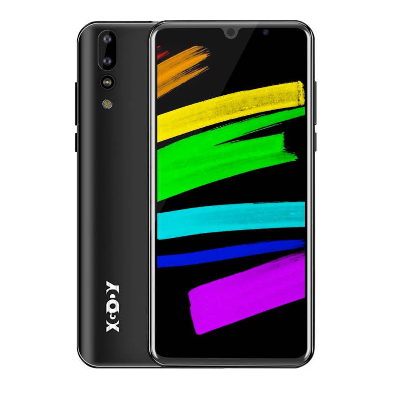 Мобильный телефон XGODY P30, Android 9,0, 6 дюймов, 18:9, 2G, 16G, мобильный телефон MTK6580, четыре ядра, две sim-карты, 5Мп, камера, gps, 3g, мобильный смартфон - Цвет: Black