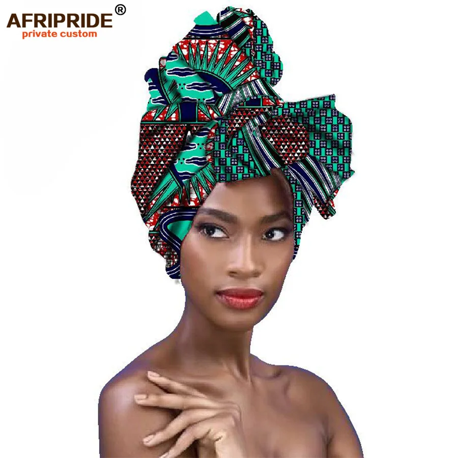 2018fashion african head Scarf print cotton wax high quality african scarf for women african