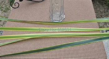 

SPR Free Shipping-3 size-Braided line simulation monolithic flat leaf single leaf plastic straw handmade leaf leaves